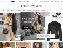 Tablet Screenshot of friendofmine.com.au